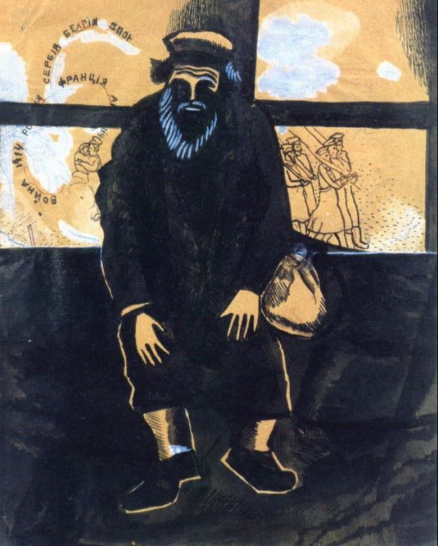 Marc Chagall contemporáneo de la Segunda Guerra Pintura al óleo